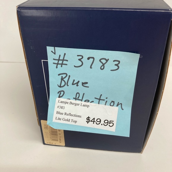 Lampe Berger blue reflection fragrance lamp new in box - Picture 2 of 3